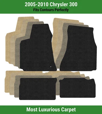 Lloyd Luxe 前排和后排地毯垫适用于 2005 - 2010 年克莱斯勒 300  — 第 1/4 张图片