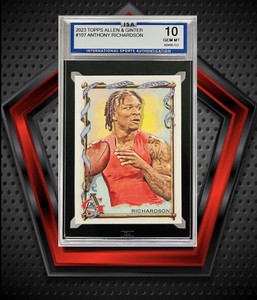 Anthony Richardson RC *ISA 10* 2023 Topps Allen & Ginter #107 Colts NFL