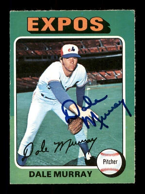 Dale Murray Autographed Auto 1975 O-Pee-Chee Rookie Card #568 Expos 169415 - Image 1 of 2