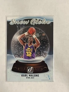 2024-25 Panini Donruss Karl Malone Snow Globe Insert Winter SP - Picture 1 of 2