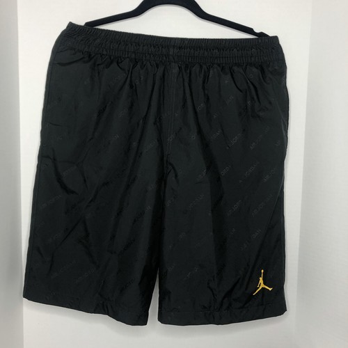 Pantaloncini neri da uomo Nike Air Jordan Legacy AJ4 taglia small CK5319 060 nuovi con etichette $65 al dettaglio