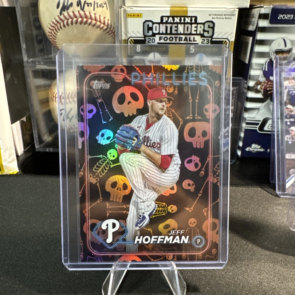Jeff Hoffman Topps Actualización Serie Halloween Ssp/50 Jack-o’-Lantern Foto 1 de 3