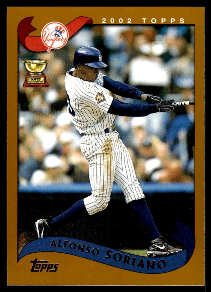 2002 Topps Baseball Card Alfonso Soriano A New York Yankees #95 - Image 1 of 2
