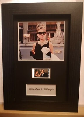 EVERYBODY WANTS 1 Breakfast at Tiffanys 6" x 4" Genuine 35mm Film Cell Display Framed/Unframed