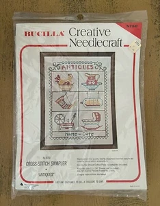 Bucilla Cross Stitch Sampler Antiques 8750 Creative Needlecraft - Picture 1 of 5