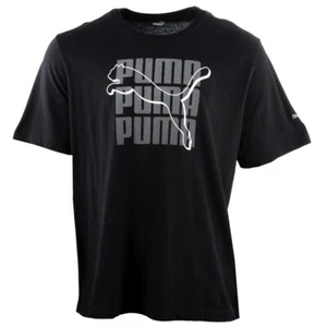 Puma Hi Def Cat Crew Neck Short Sleeve T-Shirt Mens Size XXXL Casual Tops 58739 - Picture 1 of 3