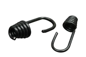 20 Spiralhaken für Expanderseile schwarz Spannhaken 8mm - Bild 1 von 1