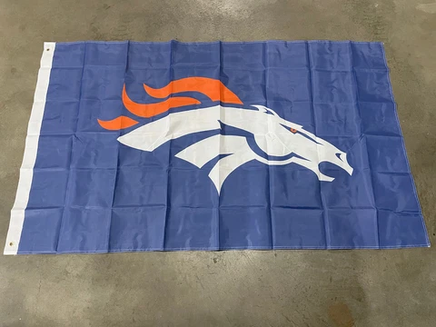 Denver Broncos 3x5 Foot Banner Flag Nfl Football Cover