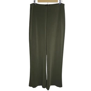 Express Wide Leg Hose Damen L High Rise Bootcut Gummibund Stretch Pull On - Bild 1 von 9