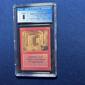 MTG BETA U R Tunnel CGC 8 NM/Mint ( Mint centering) 1993 - Picture 1 of 2