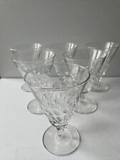 Libbey Glass Company Standish Water Glasses Vintage Set Of 6 