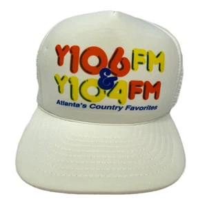 Y106FM Vintage Trucker Hat Atlanta’s Country Favorites Georgia Radio Station Cap - Picture 1 of 12