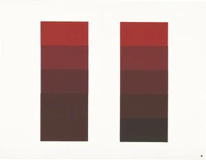 Josef Albers - "The Interaction of Color" Plate XX -1 Left - Picture 1 of 5