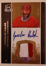 Jaroslav HALAK 2007-08 The Cup  Autographed Patch Rookie RC  06/41 GOLD #158