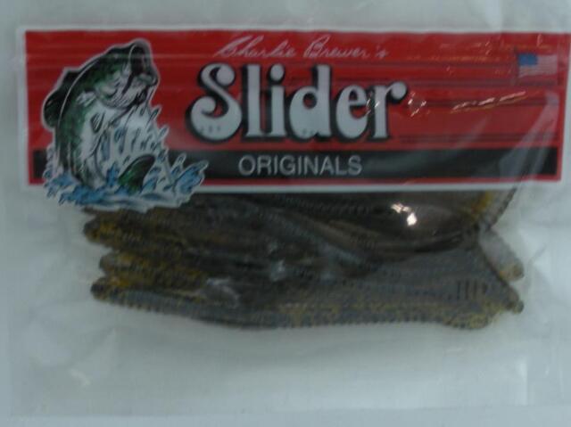 Charlie Brewer CSG56 Crappie Slider Grub 1.5 Color Blue Chartreuse 18CT