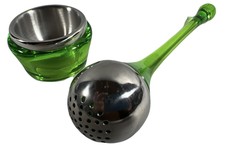 Randwyck teapop Tè allentato BOCCETTA CON SUPPORTO (Verde) | aperto mai usato