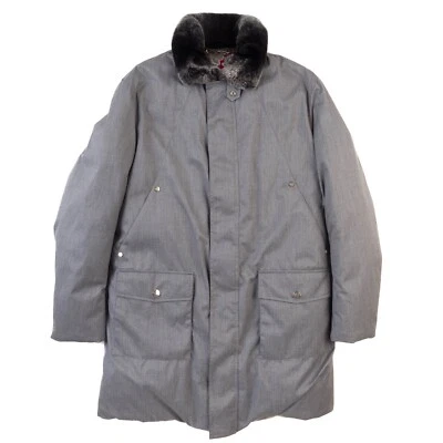 NWD MAENI PARMA Cotton Cashmere Down Padding Rex Rabbit Coat Jacket EU:50 US:40 - Image 1 of 4
