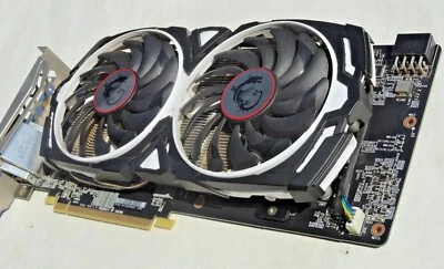 MSI Radeon RX 580 8GB ARMOR OC GAMING Graphics VIDEO Card RX580ARMOR8GOC - Image 1 of 4