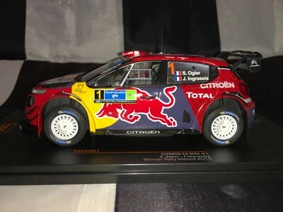 1:24 IXO 24RAL001 Sébastien Ogier Citroen C3 WRC #1 Vincitore Rally Messico 2019 - Immagine 1 di 4