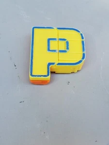 Vtg ALPHA-BOTS Letter P. Transforming Letters Robots Action Figure Mattel 1985 - Picture 1 of 2