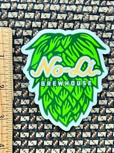 NO-LI BREWERY BEER STICKER Spokane Washington Brew Craft Brewing No Li Noli WA - Picture 1 of 1