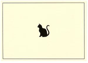 14 ct. Black Cat Note Cards - Imagen 1 de 2