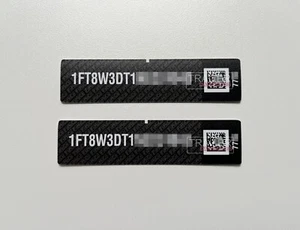 Ford Dash Data Decal Permanent Sticker ID Tag Custom - Picture 1 of 1