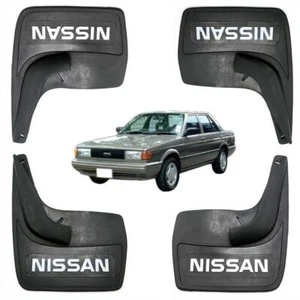 Set Front Rear Mud Guard Rubber 4Pc For Nissan B11 B12 B13 B14 1981 - 1998 - Picture 1 of 6