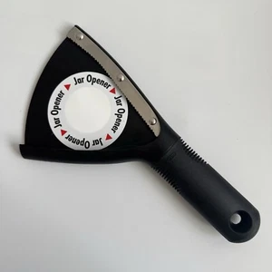 OXO Soft Works Jar Opener Lid Bottle Opener Remover Black - Picture 1 of 4