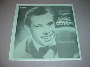 DICK HAYMES SEALED LP Hans L. MacBride Presents Unreleased Songs - MacBride-1980 - Picture 1 of 1