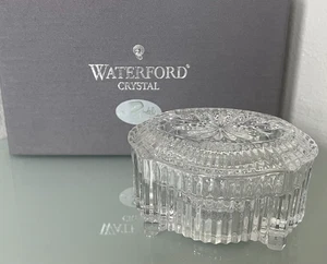Waterford Crystal Trinket Jewelry Music Box Plays "Memory" From Cats Marked - Picture 1 of 11