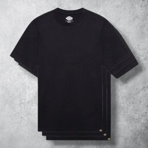 Paquete de 3 camisetas clásicas Dickies negras PVP £59 para hombre talla pequeña TOTALMENTE NUEVAS - Imagen 1 de 8