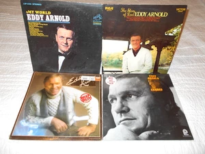 SEALED Eddy Arnold Echoes, My World A Legend And His Lady The Glory Love LPs Lot - Picture 1 of 2