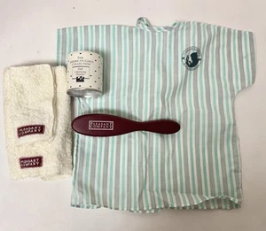 Vintage Pleasant Co American Girl Doll Hospital Gown Brush Cleansing Powder Lot - Picture 1 of 8