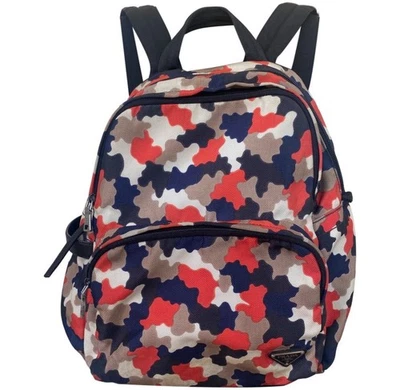 Prada Men's Multicolor Camouflage Backpack Unisex $2400 - Image 1 of 4