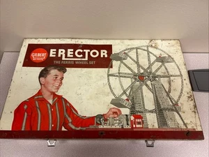 Vintage 1959 A.C. Gilbert 10074 Erector Set With Instruction Booklet No Motor - Picture 1 of 17
