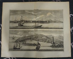 GRECIA-Rodas y Kos Stanchio Antiguo Grabado Cobre Siglo XVIII-Islas Envíos - Imagen 1 de 1