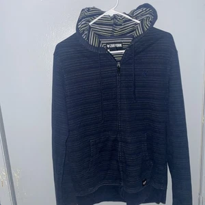 Zoo York Sudadera con Capucha Para Hombres Mediana Rayas Cremallera Completa Monopatín Sudadera Chaqueta - Imagen 1 de 8