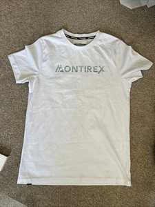 Montirex T Shirt White Logo In Blue / Green Afe 14/15 Years - Picture 1 of 10
