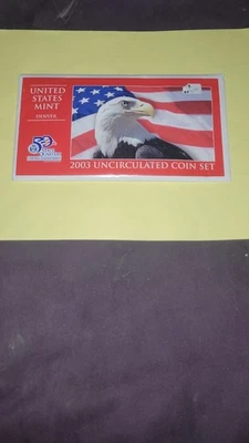 2003 Denver Mint Uncirculated Coin Set - Image 1 of 4