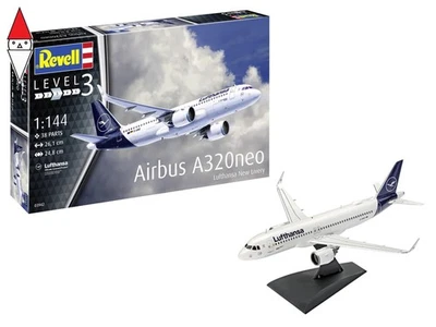 REVELL 1/144 AIRBUS A320 NEO LUFTHANSA (NEW LIVERY) - Immagine 1 di 4