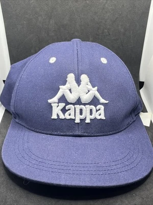 Бейсболка регулируемая темно-синяя с логотипом каппа - Изображение 1 из 4