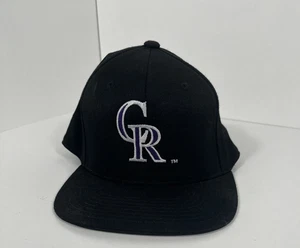 Vintage Colorado Rockies Mütze Kappe Snapback Wolle Jack Daniels verstellbar schwarz - Bild 1 von 9
