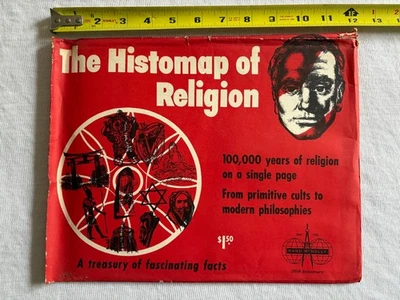 The Histomap of Religion 1959 Anne Sparks Glanz Vintage John B Sparks Complete  - Image 1 of 4