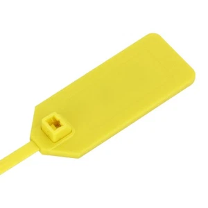 50x Zip Tie Tag Readable Writable 40KG Tensile Strength Self Locking Marking FY - Afbeelding 1 van 24