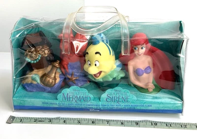 Disney ~  Little Mermaid ~ Infant Squeeze Toy Set ~ Unused in Original Box - Image 1 of 3