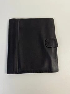 Cartera de cuero para oficina ejecutiva marrón Levenger con bloc de notas Freeload - Imagen 1 de 14