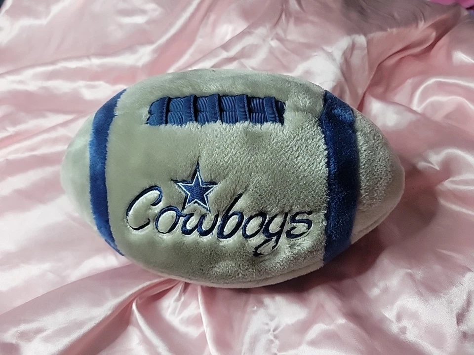 Vintage Dallas Cowboys NFL Football Plush Stuffed Embroidery Logo KenTex - Image 1 of 2