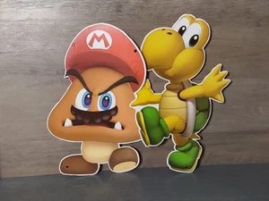Mario Brothers Nintendo Colgante Fiesta Decoraciones Cartón 10 piezas 11"" Luigi Star - Imagen 1 de 5