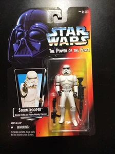 Figura de acción vintage 1995 Star Wars Stormtrooper The Power of the Force nueva en paquete - Imagen 1 de 2